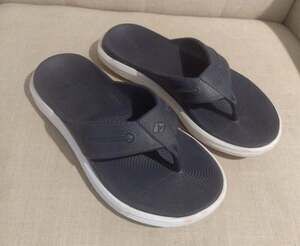 Women's SPERRY Windward Thong Flip-Flops Navy Size 8 Comfortable Sandals